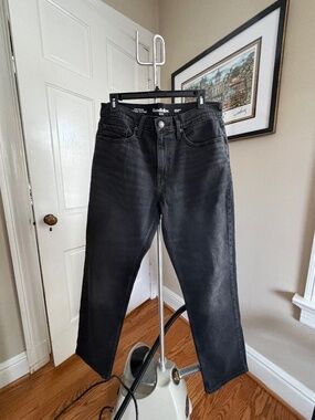Goodfellow & CO Straight Recto Black Wash Jeans, 32x32